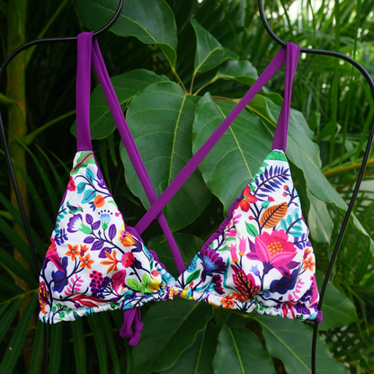 Sample Sale Colorful Flowers | Triangle Top