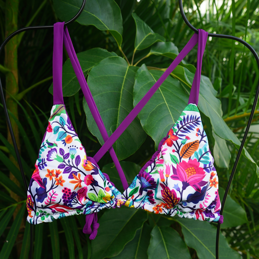 Sample Sale Colorful Flowers | Triangle Top