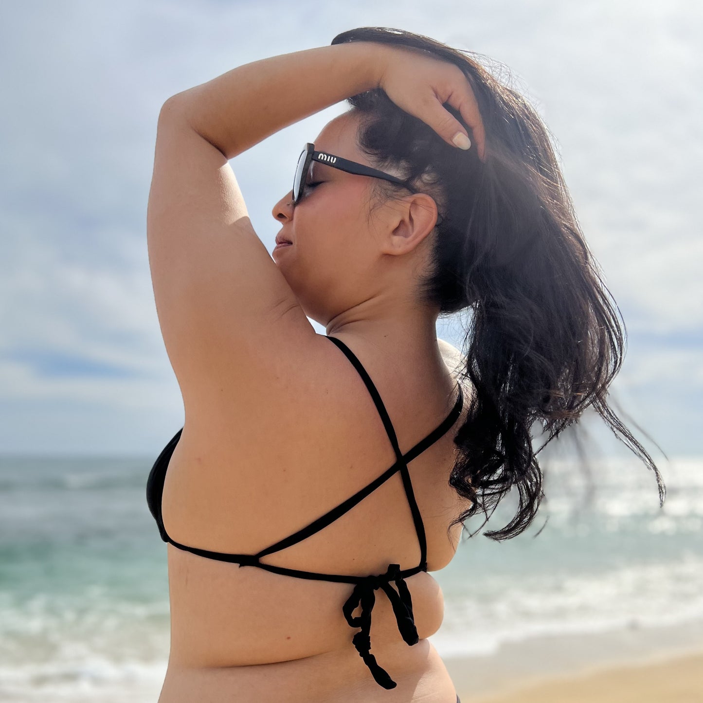 Little Black Bikini  |  Triangle Top